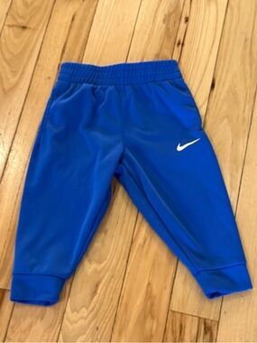 Toddler Boys Nike Therma-FIT joggers 2T blue elastic waist cuffed